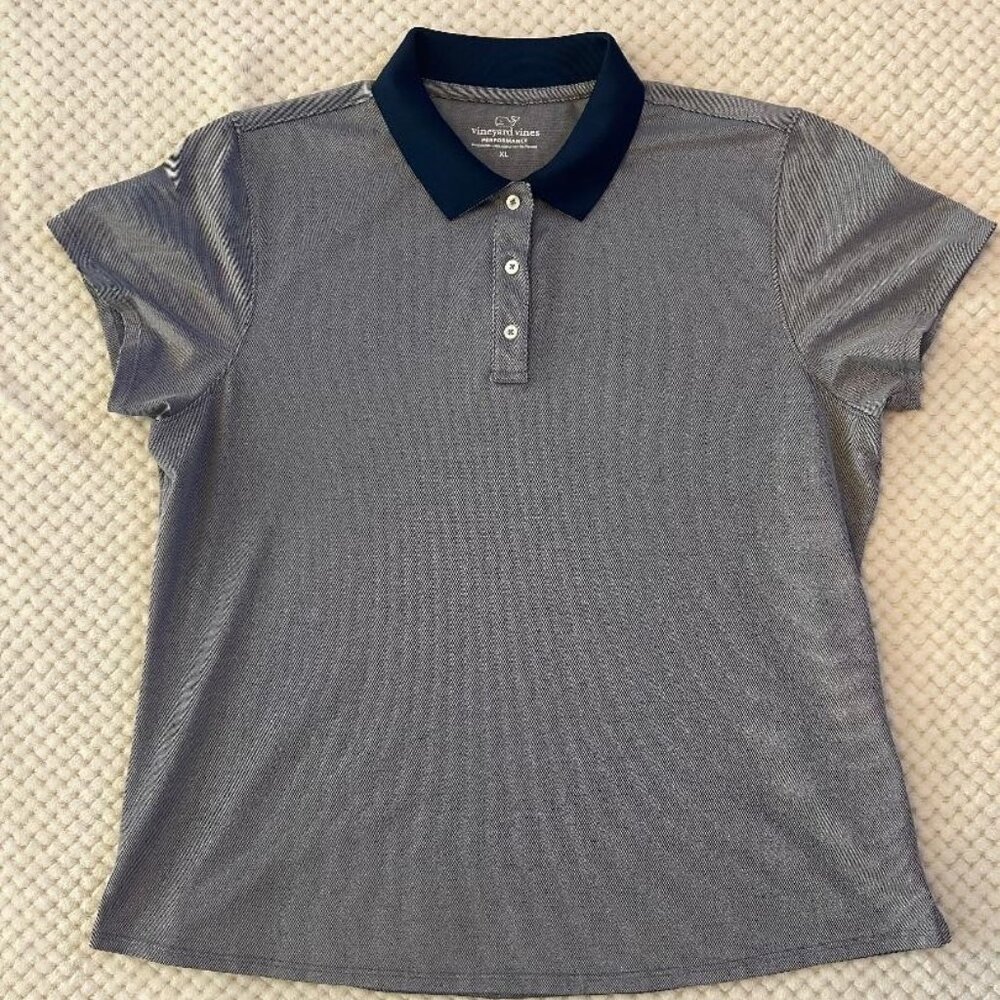 Vineyard Vines performance polo - youth xl - gray
